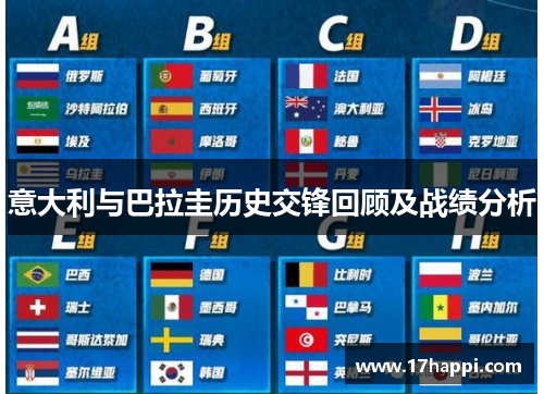 意大利与巴拉圭历史交锋回顾及战绩分析
